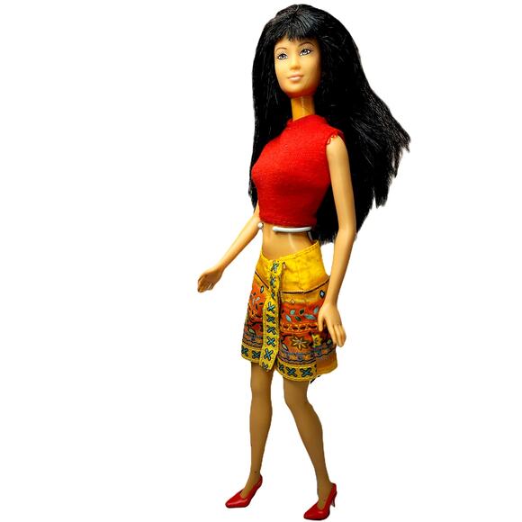 2002 Vintage Rio De Janeiro Lea Barbie Redressed~ Beautiful & Classy - Picture 1 of 11